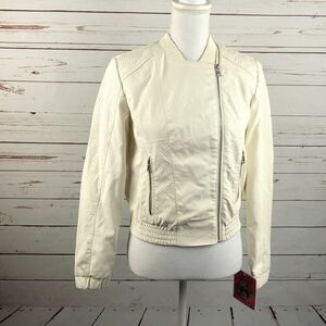 Collection B Faux Leather Moto Jacket M